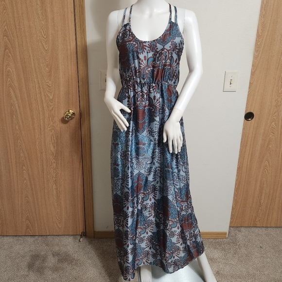 Blue Collective concepts floral maxi dress size small - Picture 1 of 11